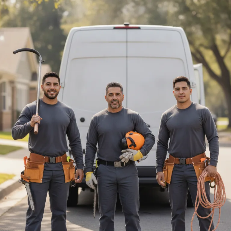 Abate de Árvores equipe em Jaragua do Sul